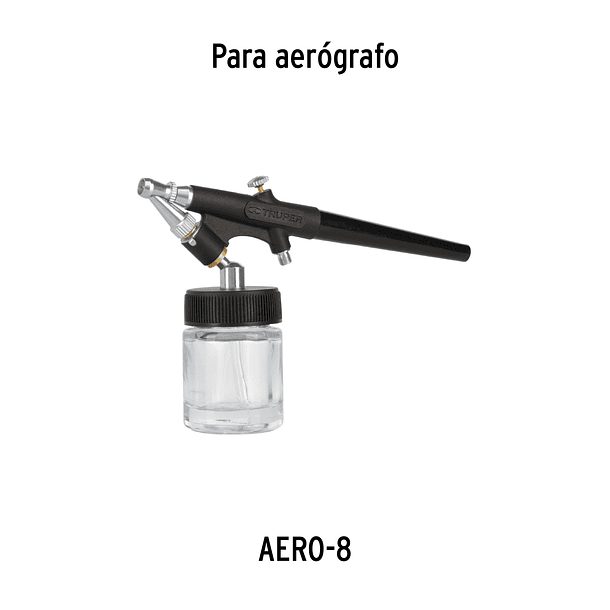 JUEGO DE VASOS PARA AEROGRAFO 15ml 2 PIEZAS TRUPER 2