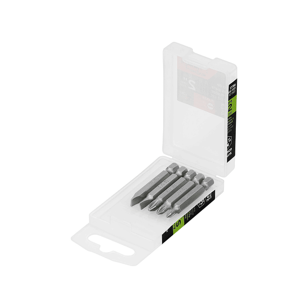 ESTUCHE 5 PUNTAS CRUZ Y PLANA LARGO 2” COMBINADAS TRUPER 1