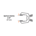 PRENSA DE RESORTE APERTURA 2” 51mm LARGO 4” TRUPER 3