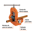PRENSA DE YUGO PARA TUBO CAPACIDAD 2” 51mm TRUPER 2