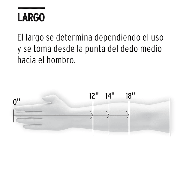 GUANTES DE CARNAZA LARGO ESTANDAR PUÑO 5 1/2” TRUPER 3