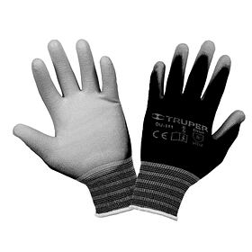 GUANTES TEXTIL RECUBRIMIENTO POLIURETANO TALLA CH TRUPER