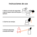 EXTINTOR PORTAIL EMERGENCIA DESECHABLE 450g TRUPER 3