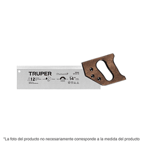 SERRUCHO DE COSTILLA LARGO 12” 30cm TRUPER