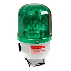 CIRCULINA 24V DC VERDE CON AUDIO O SONIDO 10W IP45 ALTO 16.3 cm