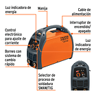 SOLDADORA INVERSORA DE GIRO 200A 220V TRUPER 2