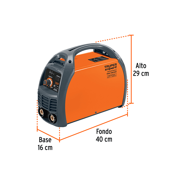 SOLDADORA INVERSORA DE GIRO 200A BI VOLTAJE 127-220V TRUPER 1