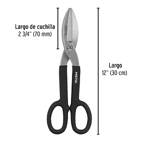 TIJERA PARA HOJALATERO 30cm PRETUL