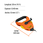 WINCHA FIBRA DE VIDRIO TIPO CRUCETA 30 METROS TRUPER 1