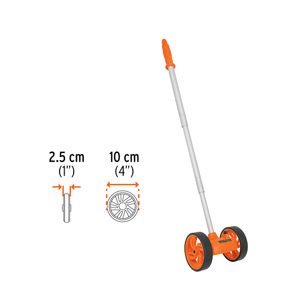 ODOMETRO CON DOBLE RUEDA DE 4” PULG 5 DIGITOS TRUPER 2
