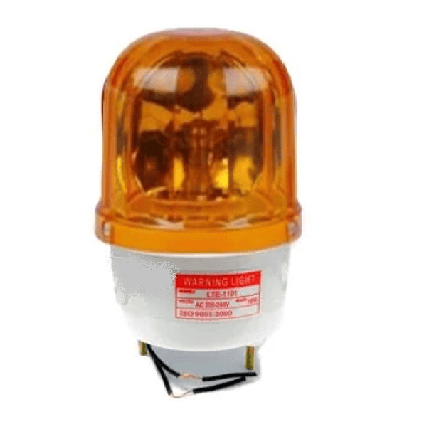 CIRCULINA 220V AC AMBAR SIN SONIDO DE 10W IP65 ALTO 16.3CM 