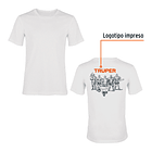 POLO ALGODON COLOR BLANCO PARA CABALLERO TALLA 42 TRUPER 2