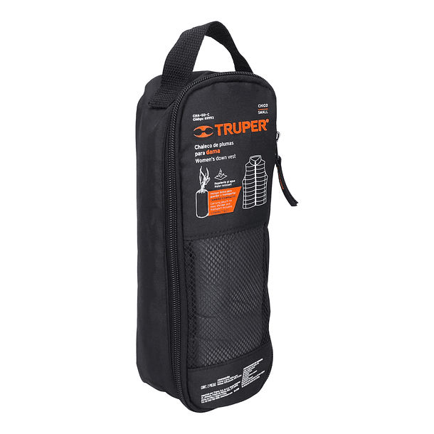 CHALECO DE PLUMAS PARA DAMA GRIS TALLA CH TRUPER 5