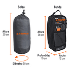 CASACA DE PLUMAS PARA DAMA GRIS TALLA EG TRUPER 3