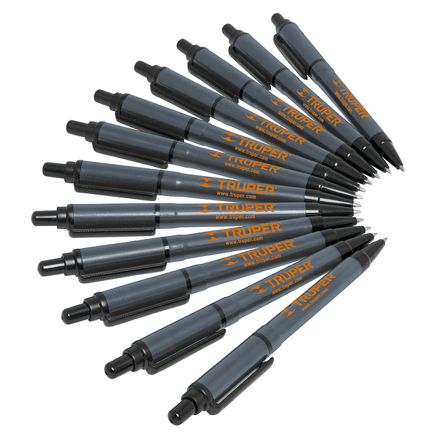 LAPICERO PLASTICO TINTA AZUL TRUPER 3