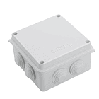 CAJA DE PASO O DERIVACION HERMETICO DE PVC 100X100X70 CON CONO 1