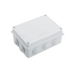 CAJA DE PASO O DERIVACION HERMETICO DE PVC 150X110X70 CON CONO