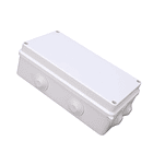 CAJA DE PASO O DERIVACION HERMETICO DE PVC 200X100X70 CON CONO 2