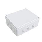 CAJA DE PASO O DERIVACION HERMETICO DE PVC 300X250X120 CON CONO 1