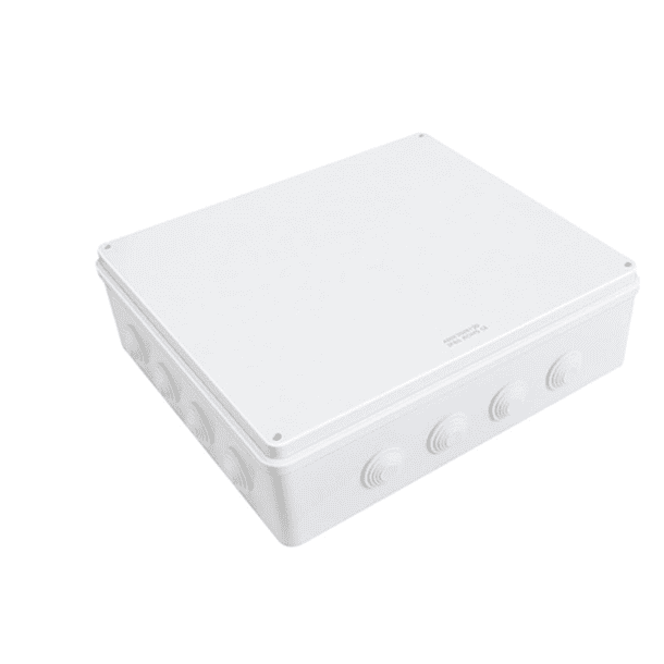 CAJA DE PASO O DERIVACION HERMETICO DE PVC 400X350X120 CON CONO 1