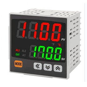 CONTROLADOR DE TEMPERATURA DIGITAL 2 DISPLAY 72X72mm 100-240VAC