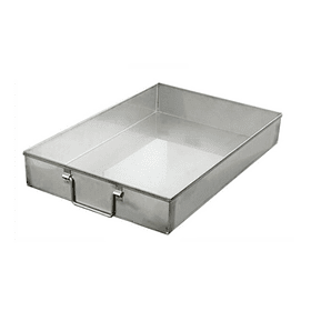 BANDEJA METALICA ANTIDERRAME (30 X 40 CM)