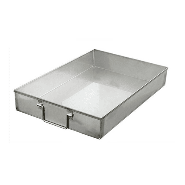 BANDEJA METALICA ANTIDERRAME (30 X 40 CM) 