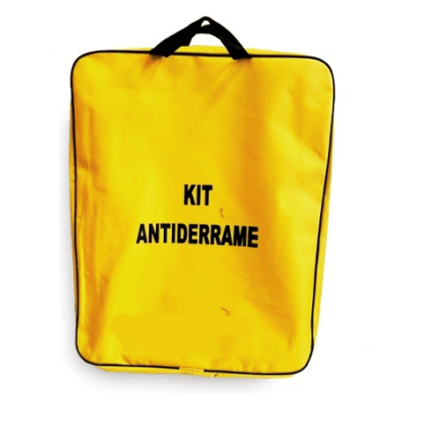 MALETIN KIT ANTIDERRAME AMARILLO GRANDE MEDIDA 50X60 CM 