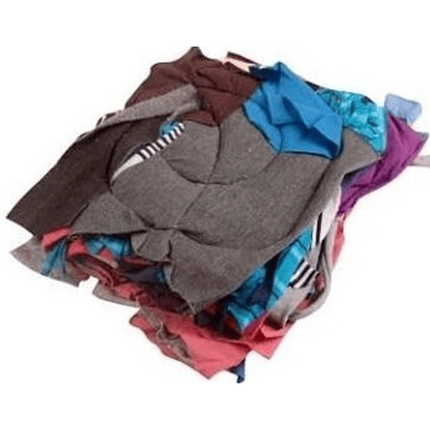 TRAPO DE LIMPIEZA INDUSTRIAL DE COLOR COCIDO (PAQUETE DE 10 KILOS) 