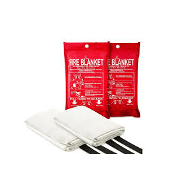Manta ignifuga contra incendios de 1.8 x1.8 mts HASTA 550°C (OFERTA - LIMITADA) 