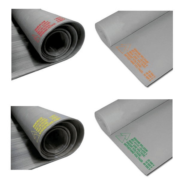 Alfombra dieléctrica de piso de 10mts hasta 1000V CLASE 0 EUROPEO 4