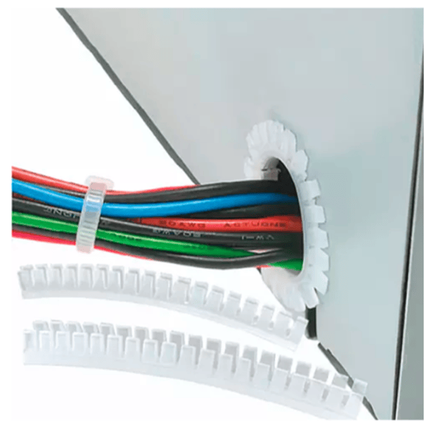 PROTECTOR DE BANDEJA (MATAFILO) 16MM x 10MTS COLOR BLANCO 3