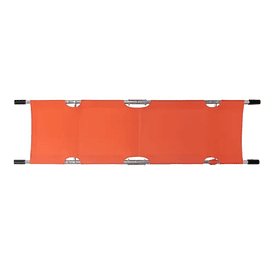 CAMILLA DE RESCATE PLEGABLE, MATERIAL LONA Y ESTRUCTURA METALICA