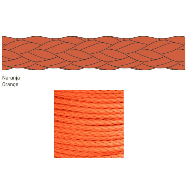 CABO O CUERDA POLIPROPILENO DE RESCATE FLOTANTE PARA ARO SALVAVIDAS (8MM X 10M) 2