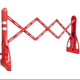 BARRERA PLEGABLE DE SEGURIDAD, EXPANDIBLE HASTA 2.10MTS.