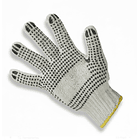 GUANTE DE HILO C/PTOS PALMA Y DORSO (PRECIO X DOCENA). 1