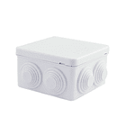 CAJA DE PASO O DERIVACION HERMETICO DE PVC 85X85X50 CON CONO 2