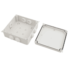 CAJA DE PASO O DERIVACION HERMETICO DE PVC 150X150X70 CON CONO 3
