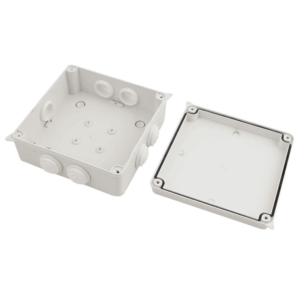 CAJA DE PASO O DERIVACION HERMETICO DE PVC 150X150X70 CON CONO 3