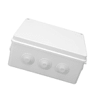 CAJA DE PASO O DERIVACION HERMETICO DE PVC 255X200X120 CON CONO 3