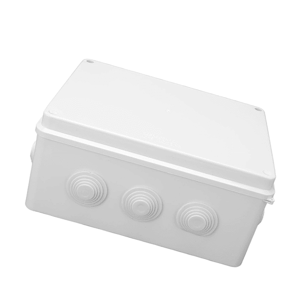 CAJA DE PASO O DERIVACION HERMETICO DE PVC 255X200X120 CON CONO 3