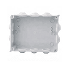 CAJA DE PASO O DERIVACION HERMETICO DE PVC 200X150X80 CON CONO 2