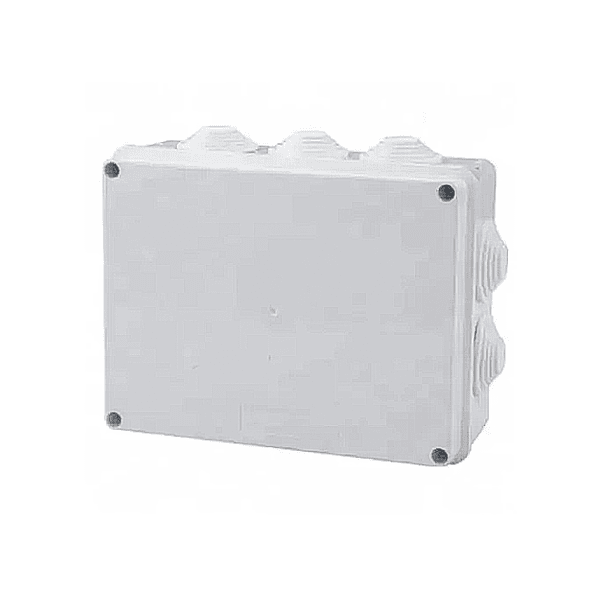 CAJA DE PASO O DERIVACION HERMETICO DE PVC 200X150X80 CON CONO 3