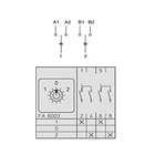 CONMUTADOR DOBLE VELOCIDAD 3 POLOS, 25 AMP (DAHLENDER) 6