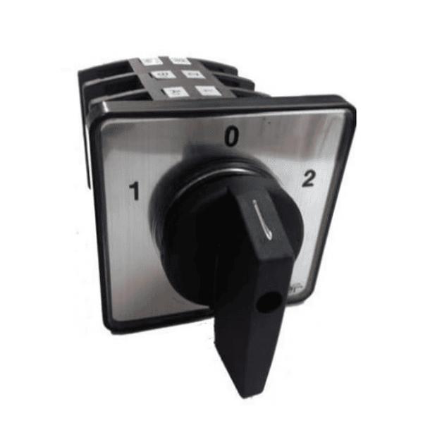 CONMUTADOR O SELECTOR 1-0-2, 2 POLOS, 32 AMP 1