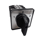 CONMUTADOR O SELECTOR 1-0-2, 2 POLOS, 25 AMP 1