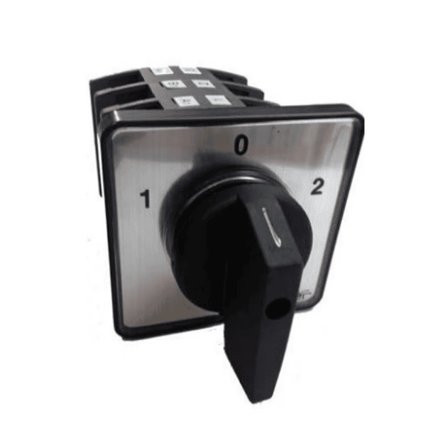 CONMUTADOR O SELECTOR 1-0-2, 3 POLOS, 32 AMP 1