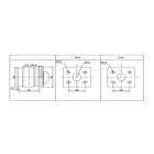 INTERRUPTOR O SELECTOR -0-1, 3 POLOS, 25 AMP 2