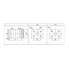 CONMUTADOR O SELECTOR ESTRELLA TRIANGULO 3 POLOS, 25 AMP 2