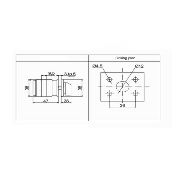 INTERRUPTOR O SELECTOR VOLTIMETRICO L-L/ L-N 16 AMP 2